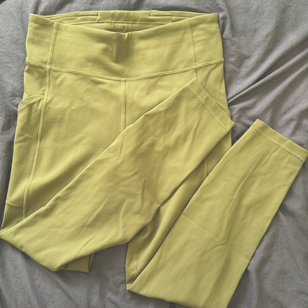green lululemon leggings